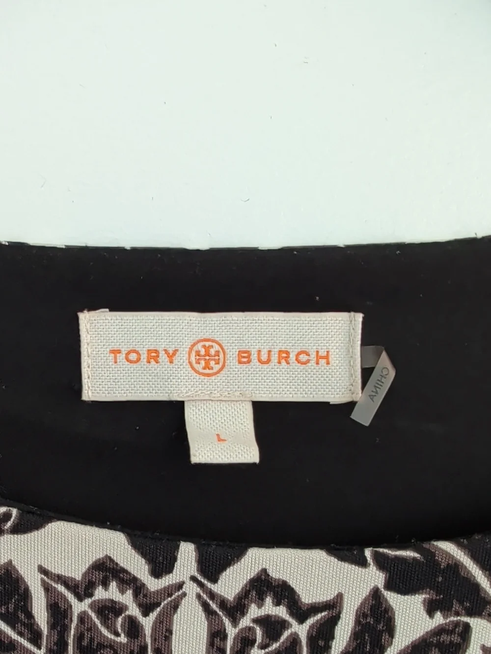 Tory Burch Odila Silk Damask Dress Size Large